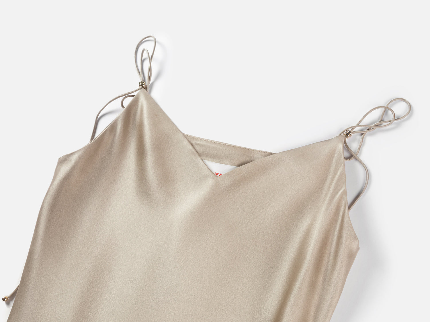 Acetic Acid Suspenders Dress | Camel