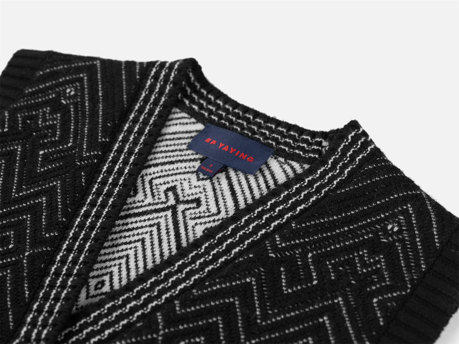 Wool Knit Vest | Black