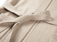 Wool Cashmere Jacquard Cardigan | Khaki