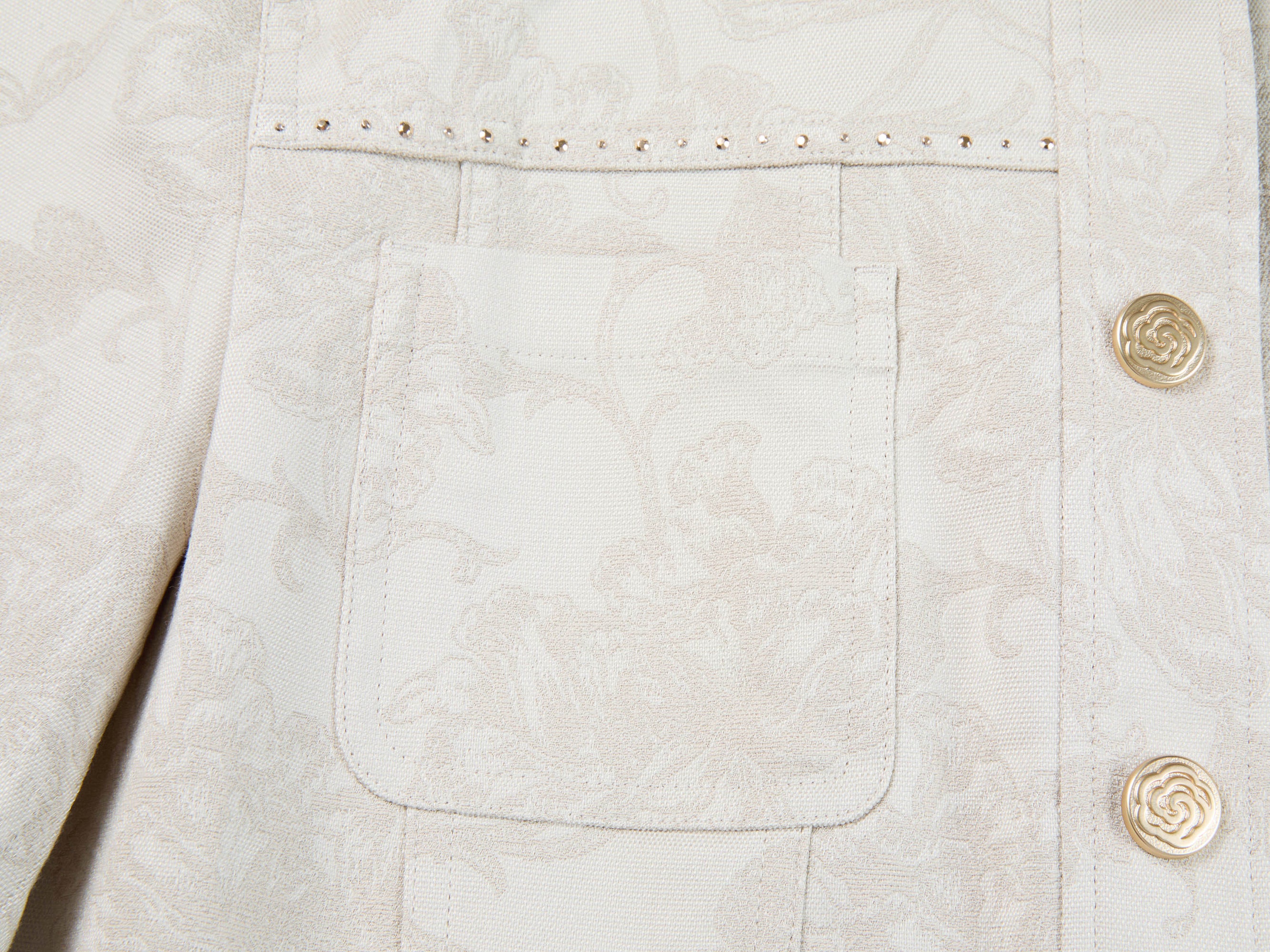 Short Sleeve Button Shirt | Beige