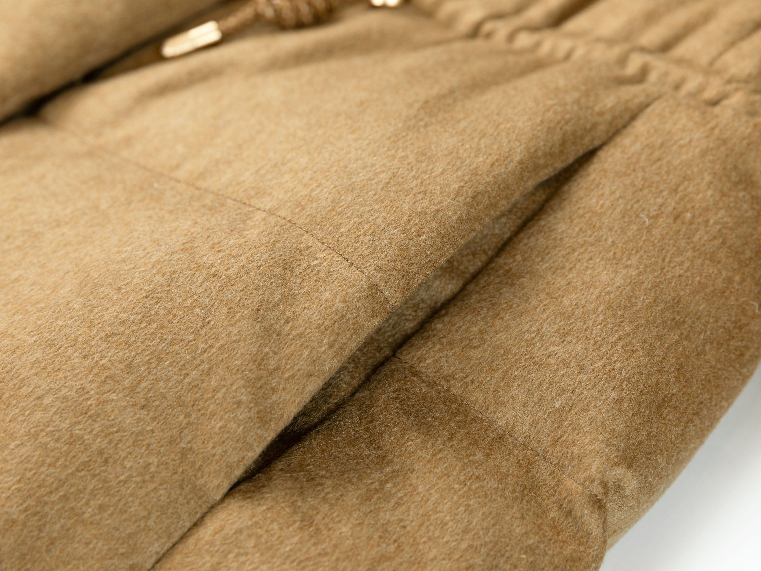 Cashmere Goose Down Jacket | Camel