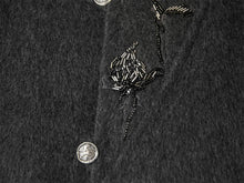 Traditional Embroidered Long Coat | Grey