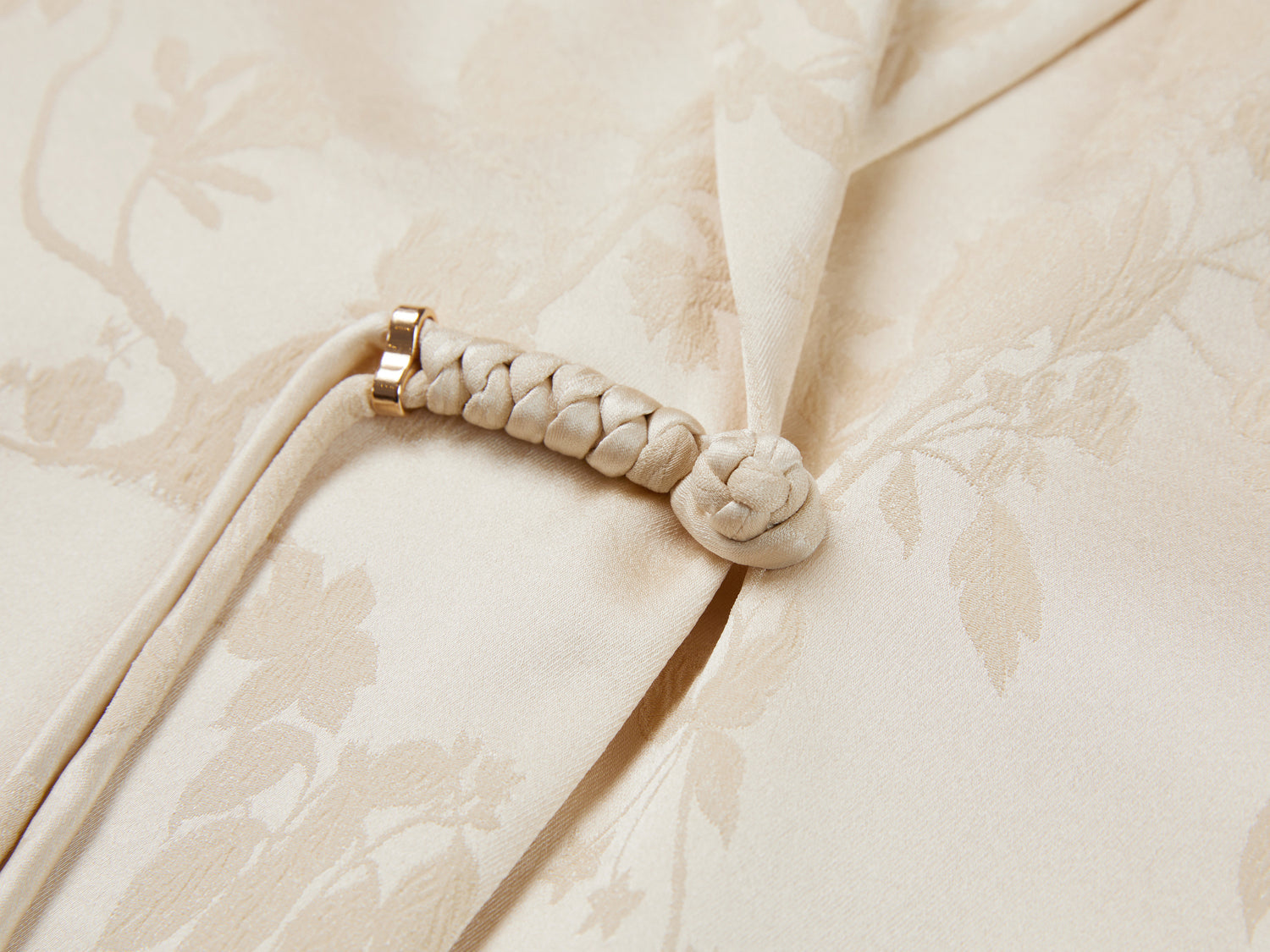 Silk Blazer | Beige
