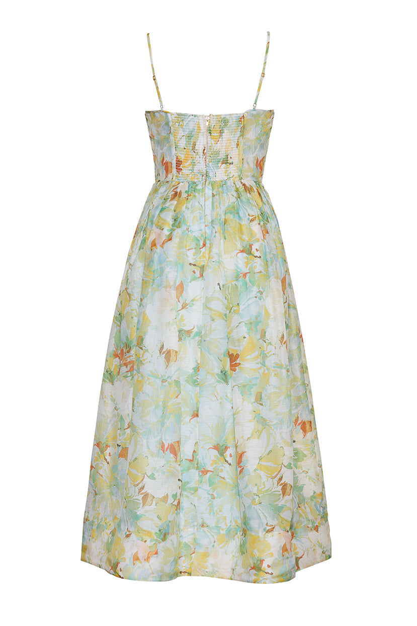Alba Midi Dress | Terra Light Blue