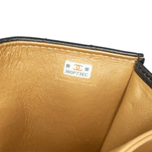 Chanel | Pre-Owned Quilted Calfskin Strass Card Holder On Chain | Black