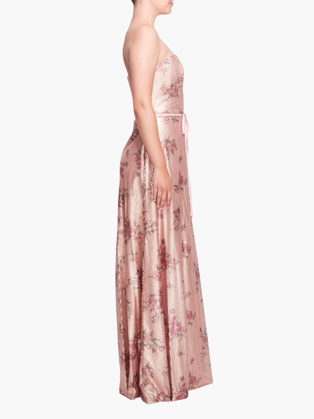 Avola Floral Gown | Blush
