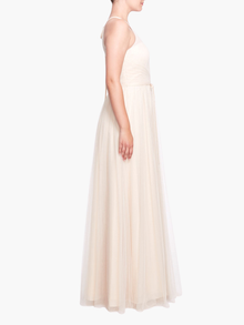 Sicily High Neck Gown | Champagne