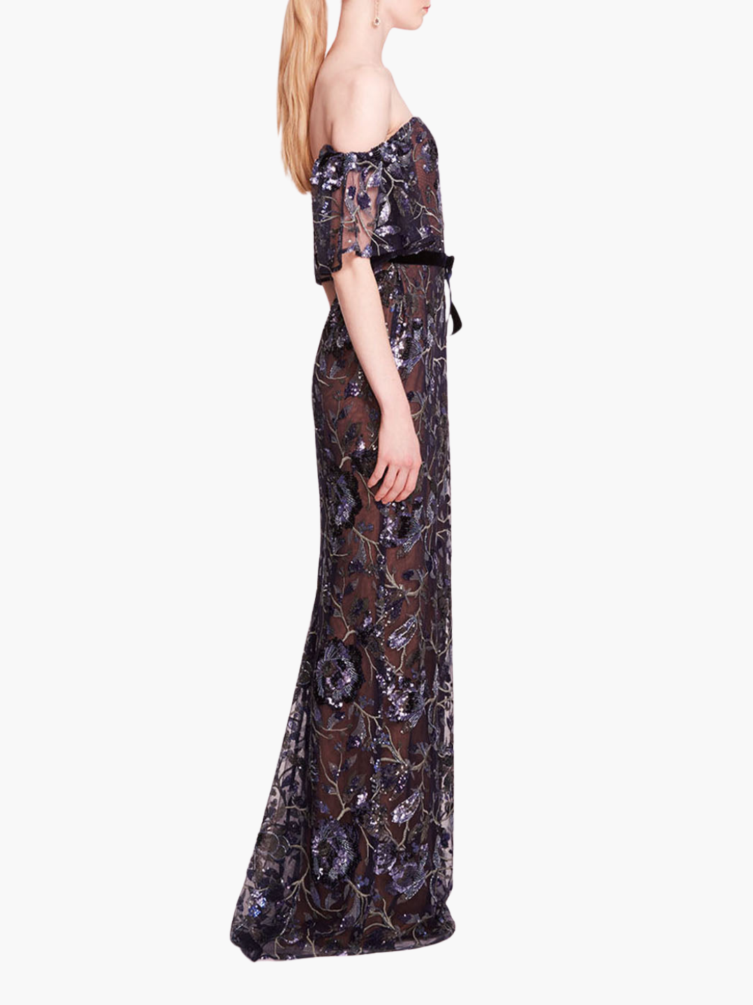 Climbing Vines Gown | Crystal Ocean