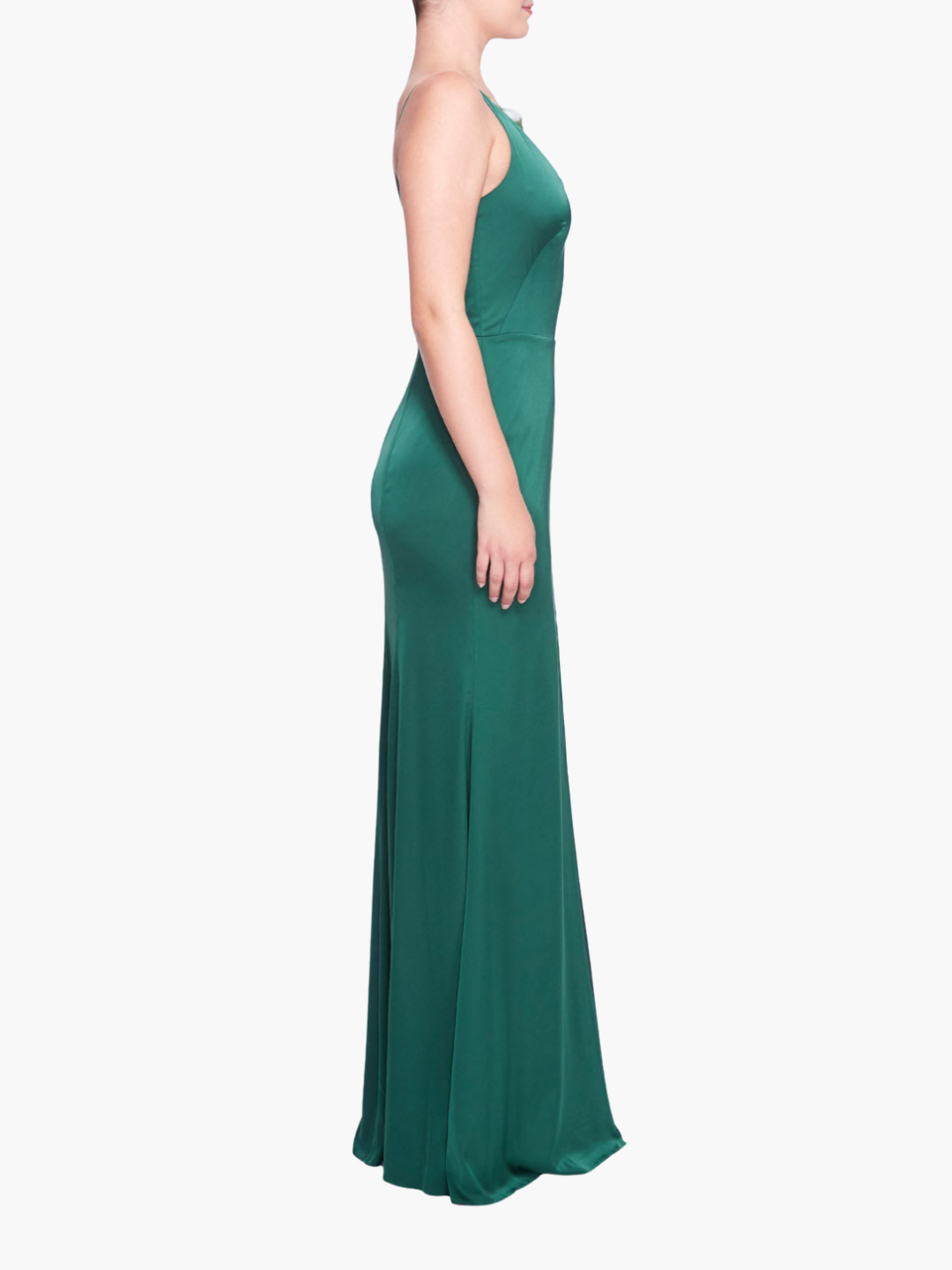 Emilia Satin Gown | Jade