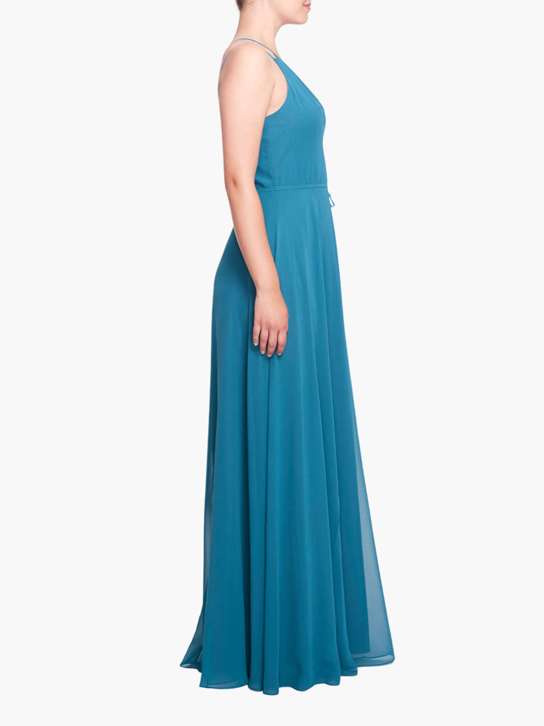 Pescara Peek-A-Boo Gown | Emerald