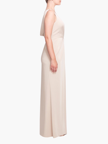 Turin Cowl Back Gown | Champagne
