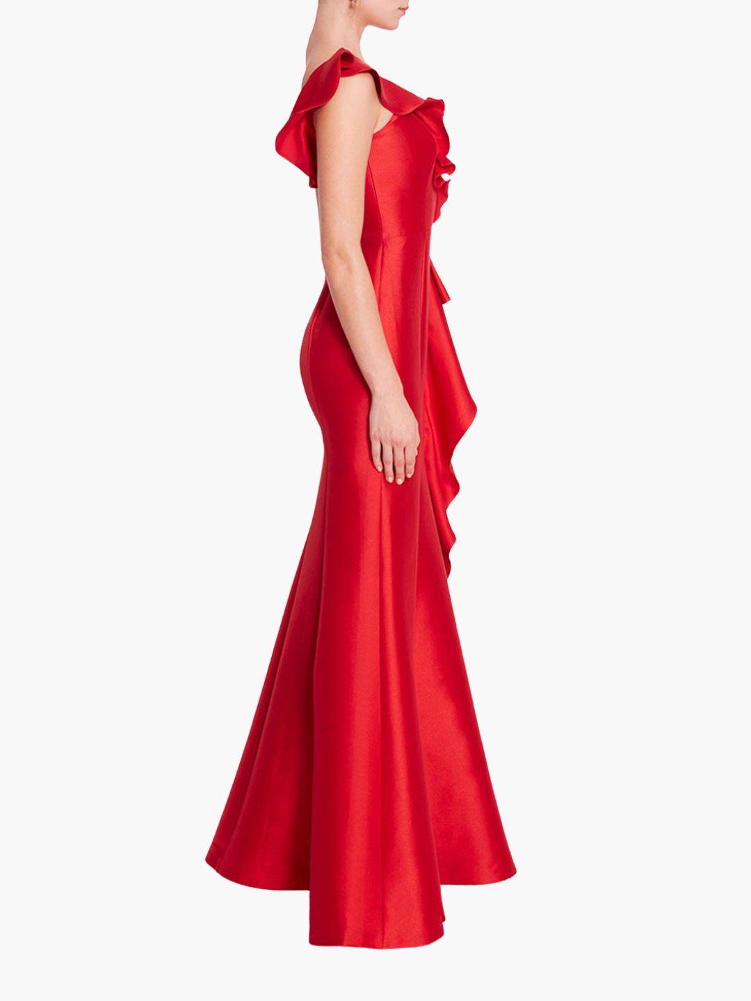 Silk Mikado Gown | Red