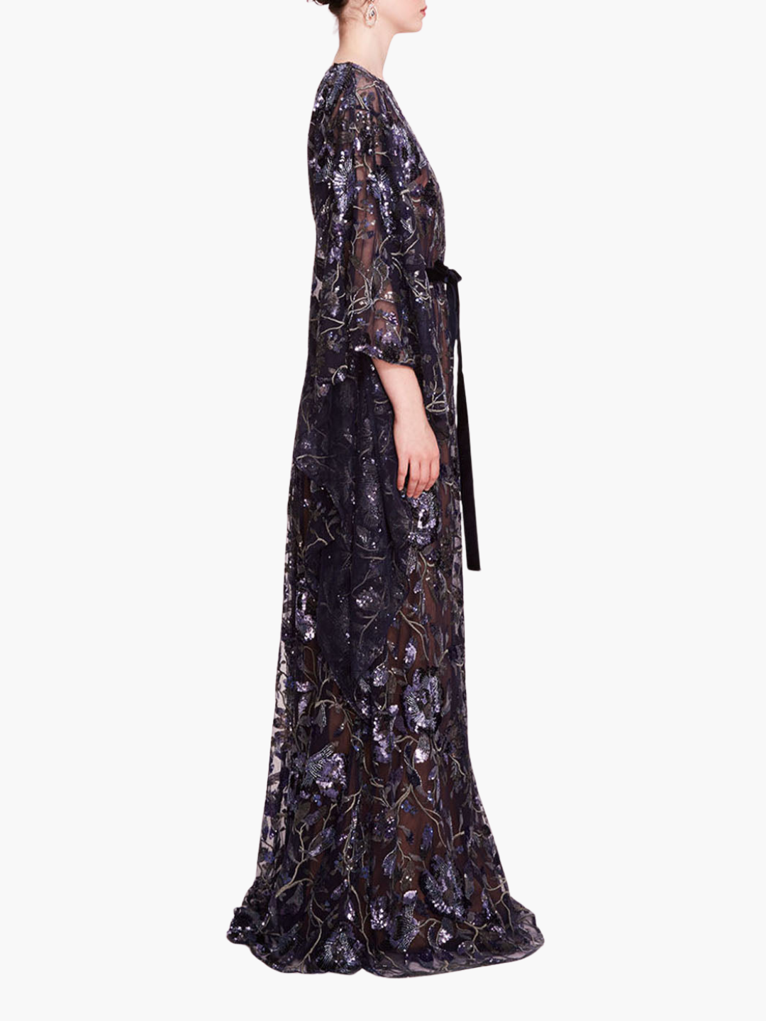 Climbing Vines Kaftan Gown | Crystal Ocean