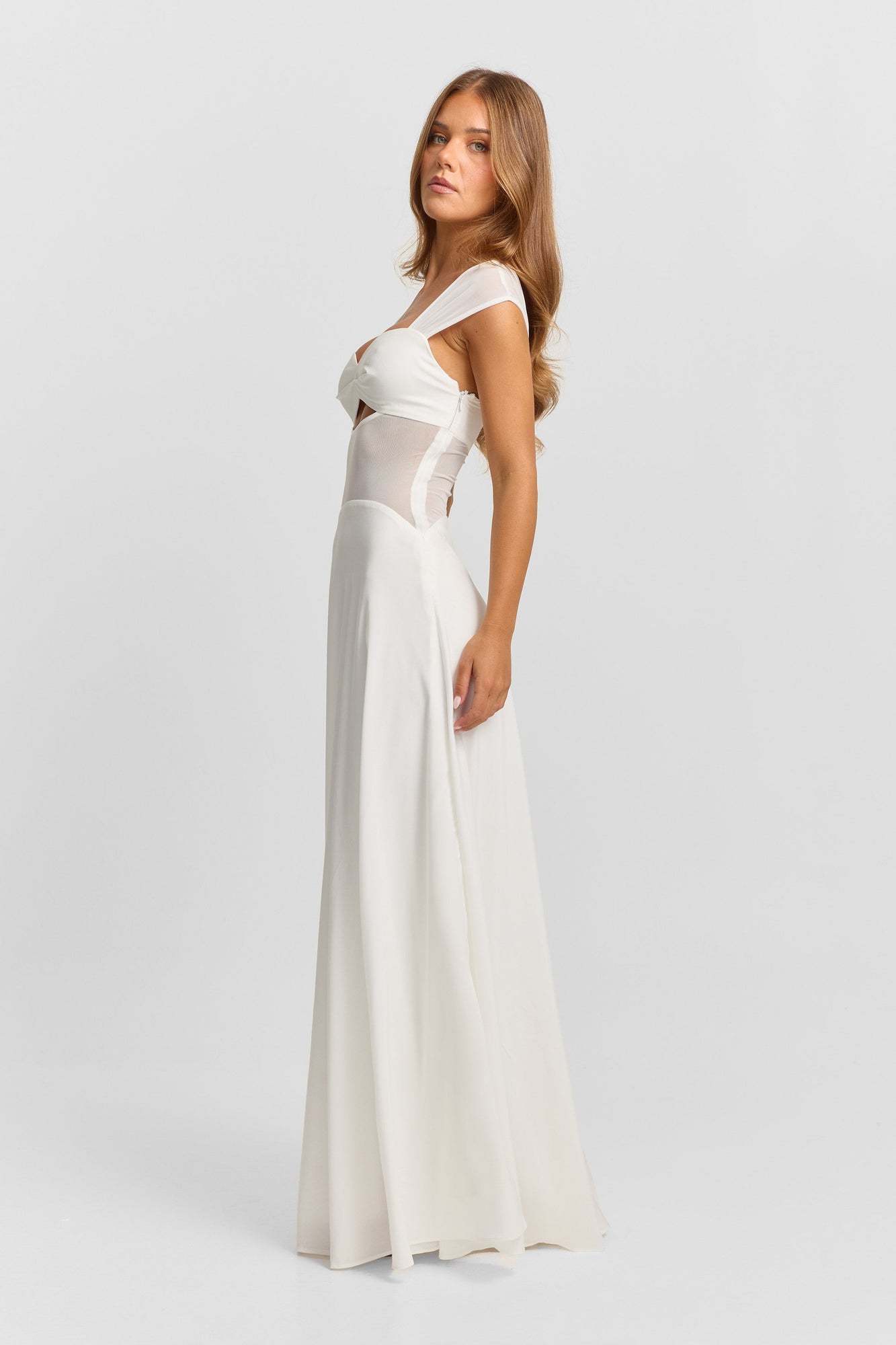 Anastasia Maxi Dress | White