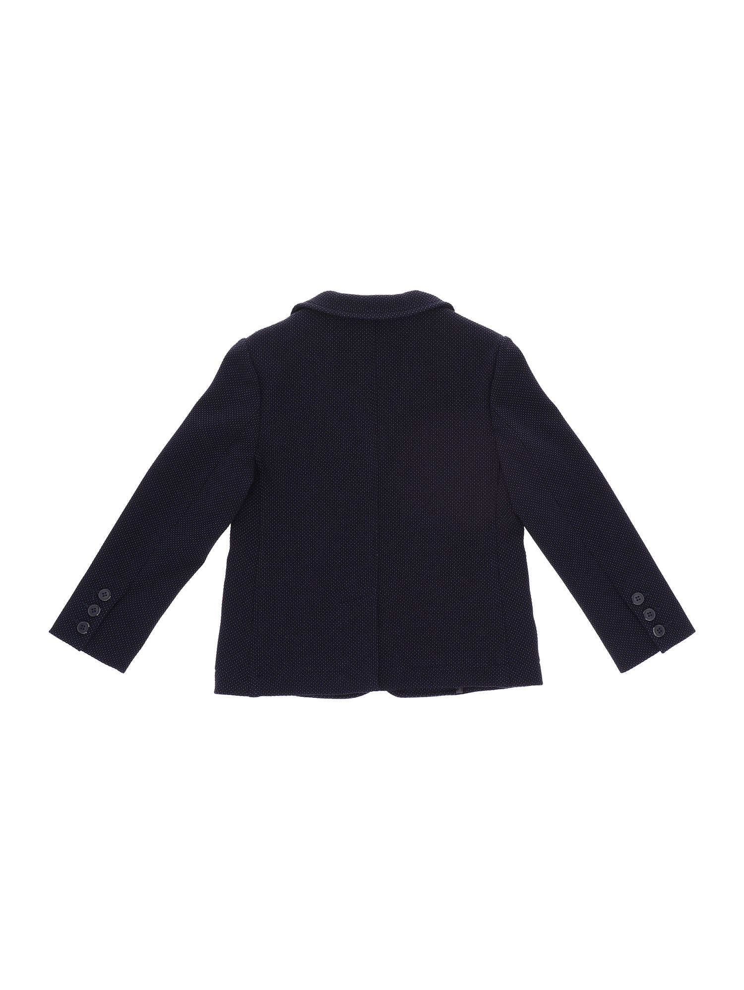 Boys | Bi-Stretch Jacket With Pocket Square | Navy Blue