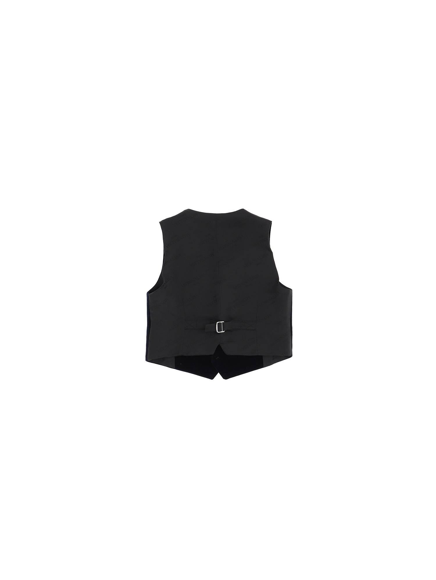 Boys | Velvet Tuxedo Vest | Blue/Black