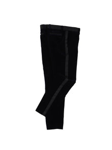 Boys | Velvet Tuxedo Trousers | Blue/Black
