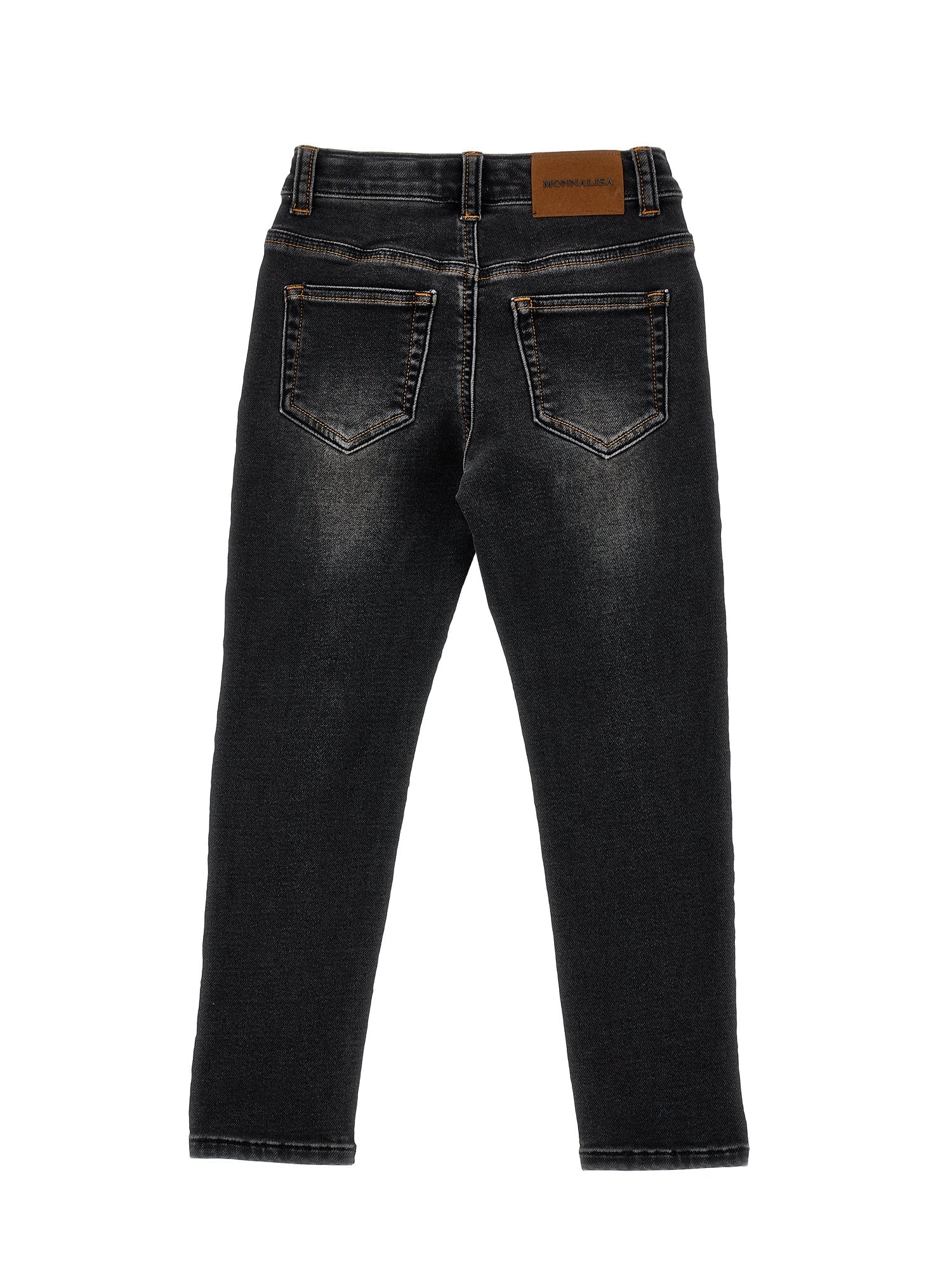 Boys | Denim Trousers With Worn Effect | Black