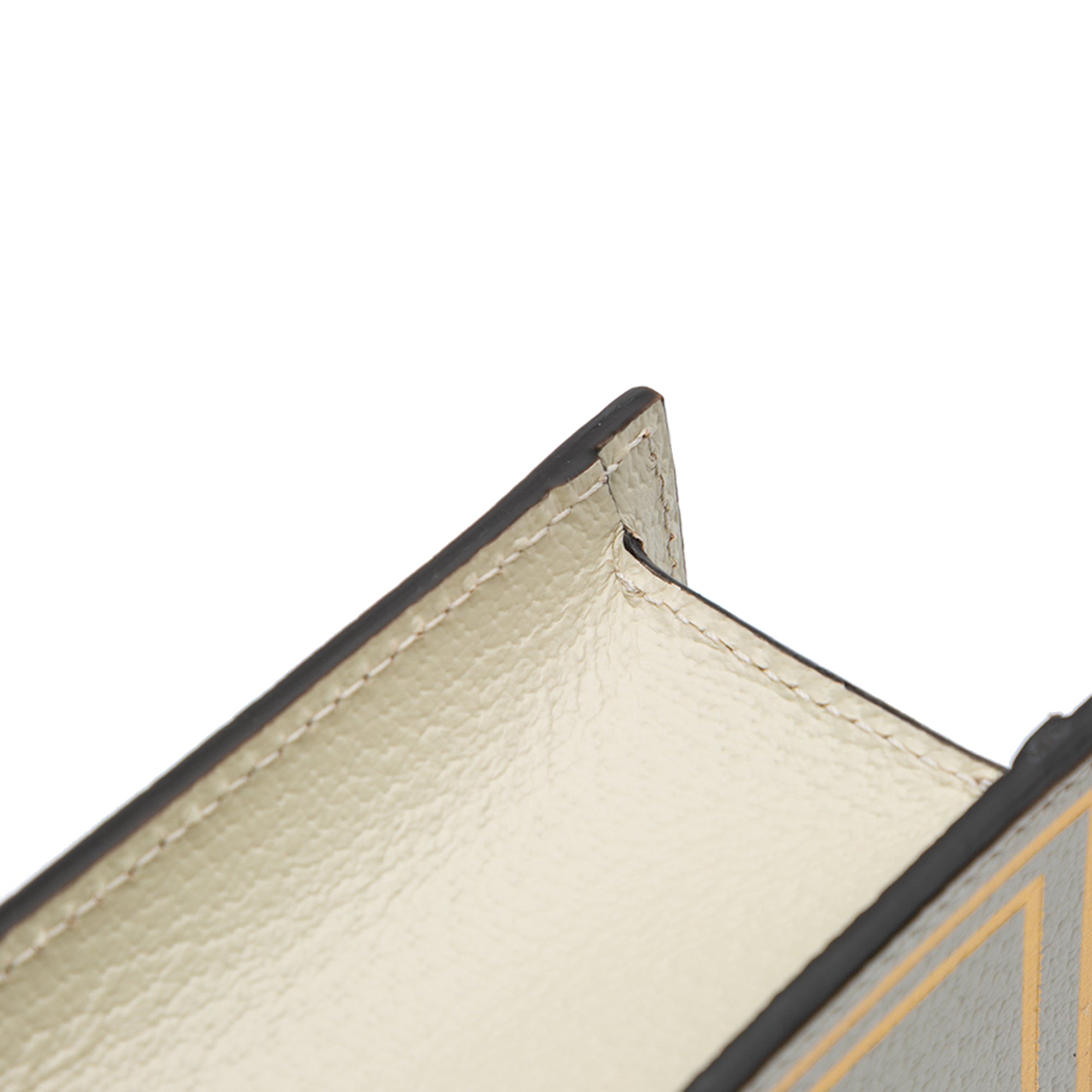 Gucci | Pre-Owned Garden Calfskin Mushrooms Vertical Shopping Tote | Brown/Beige