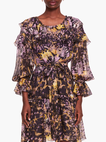 Monarch Mini Dress | Purple Multi