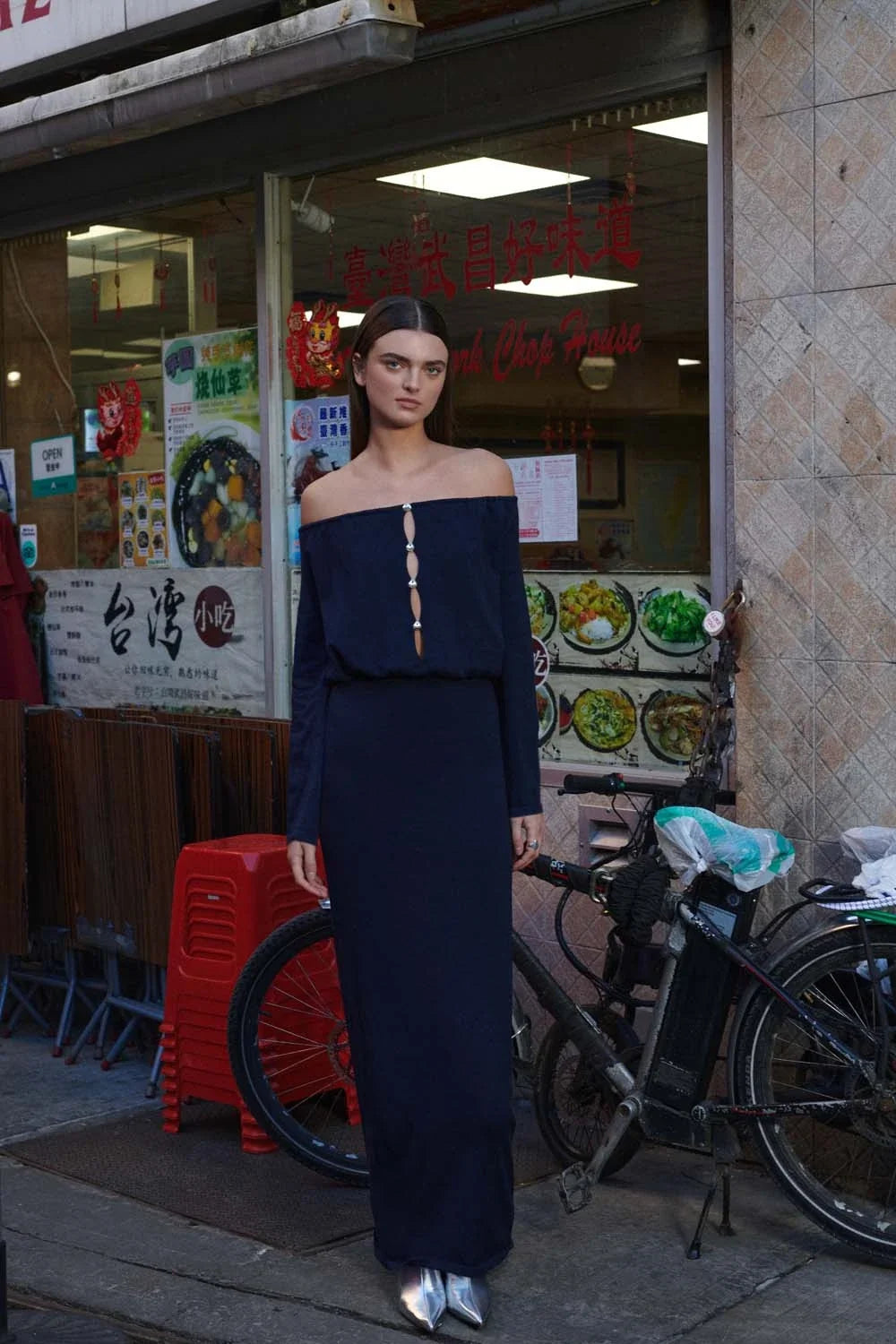 Daiki Maxi Dress | Blackberry