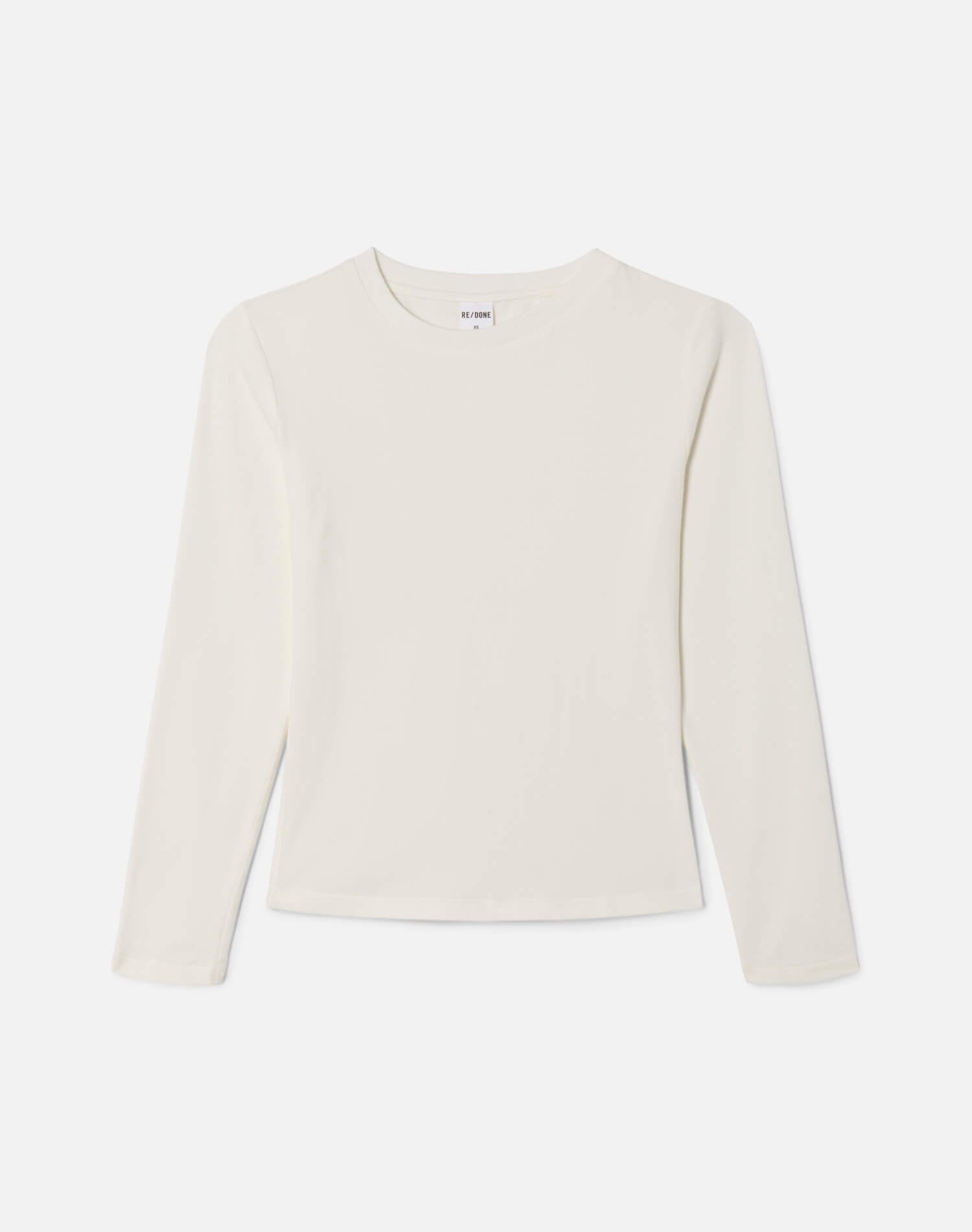 Womens | Quarter Sleeve Slim Tee | Vintage White