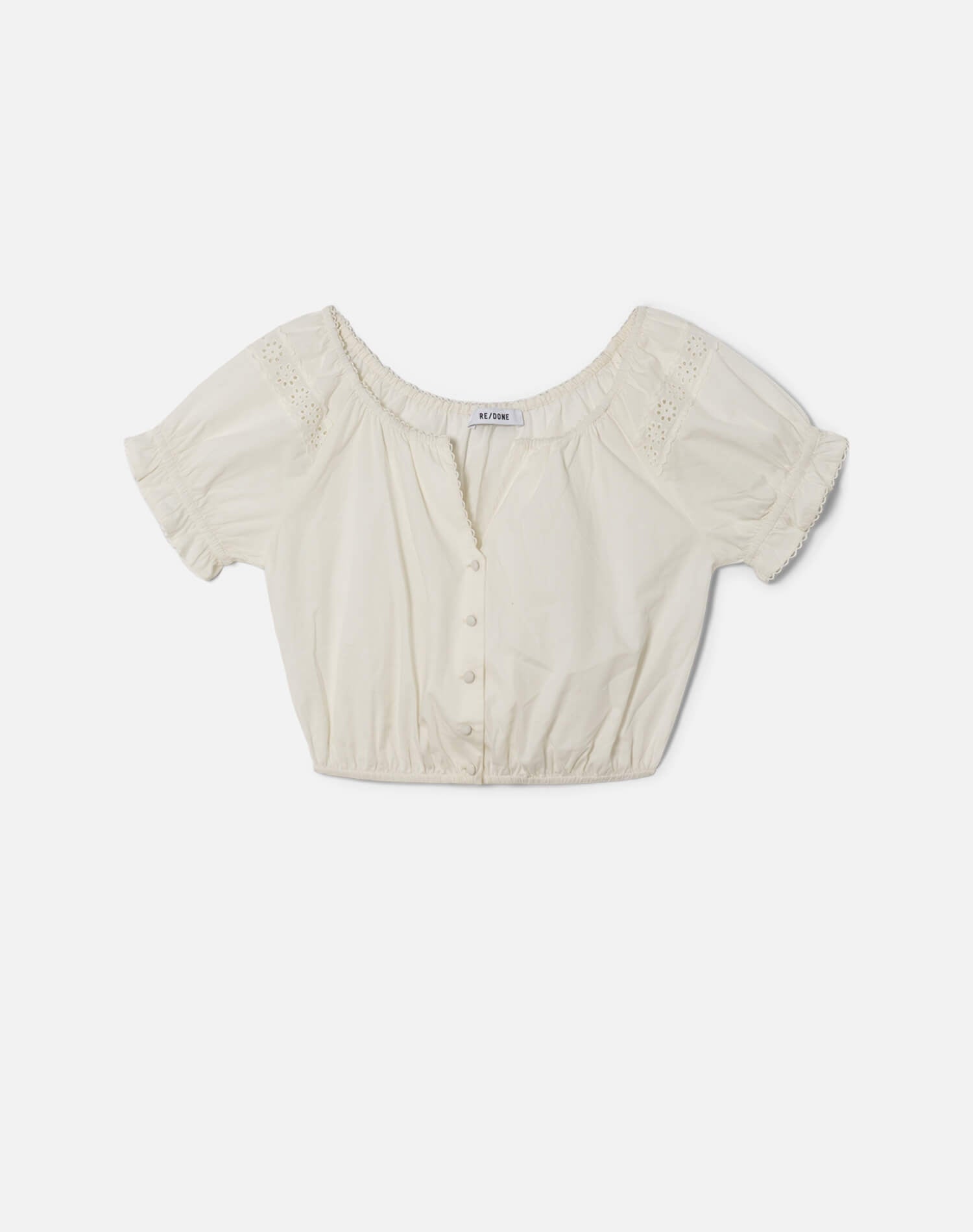 Womens | Pattie Puff Sleeve Blouse | Vintage White