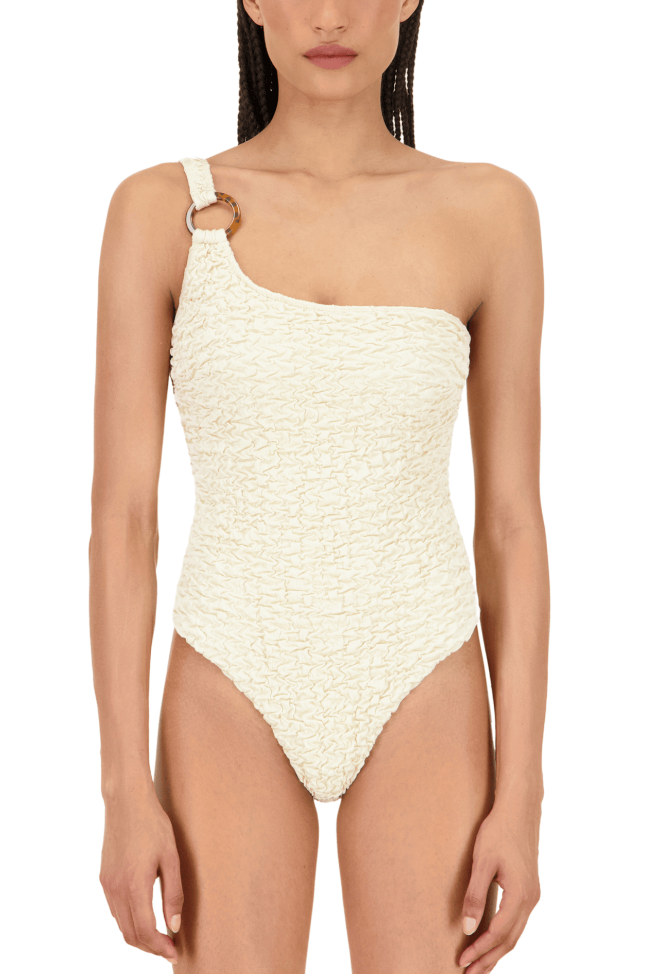 The Jessi One Piece | Ivory Luxe Crinkle