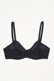 Betty Underwire Full Cup Bra | Black