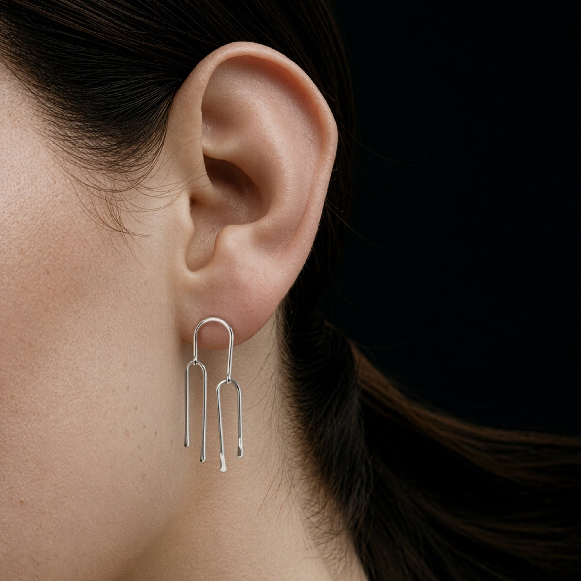 Drifting Earrings | Sterling Silver
