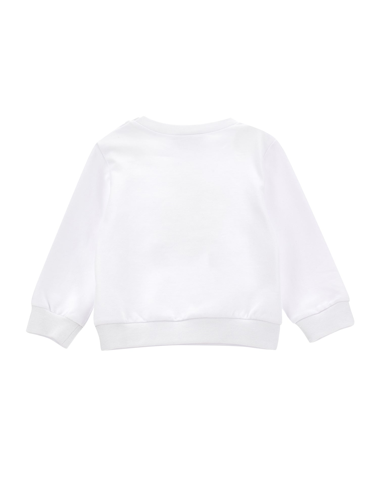 Boys | Safari Print Cotton Sweatshirt | White