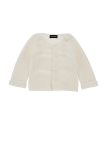 Boys | Tricot Cotton Cardigan | Cream