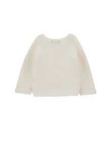 Boys | Tricot Cotton Cardigan | Cream