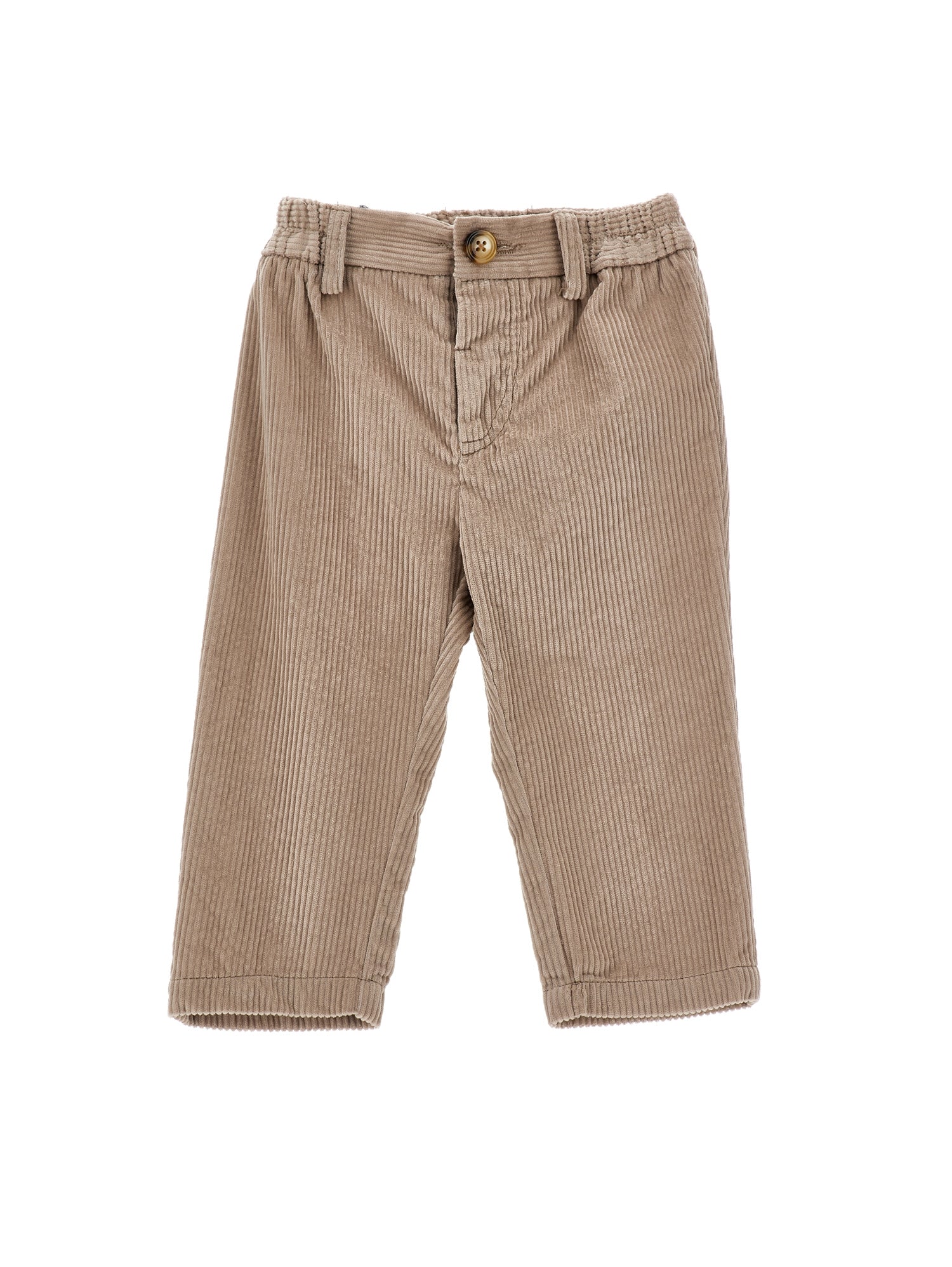 Boys | Velvet Corduroy Trousers | Taupe