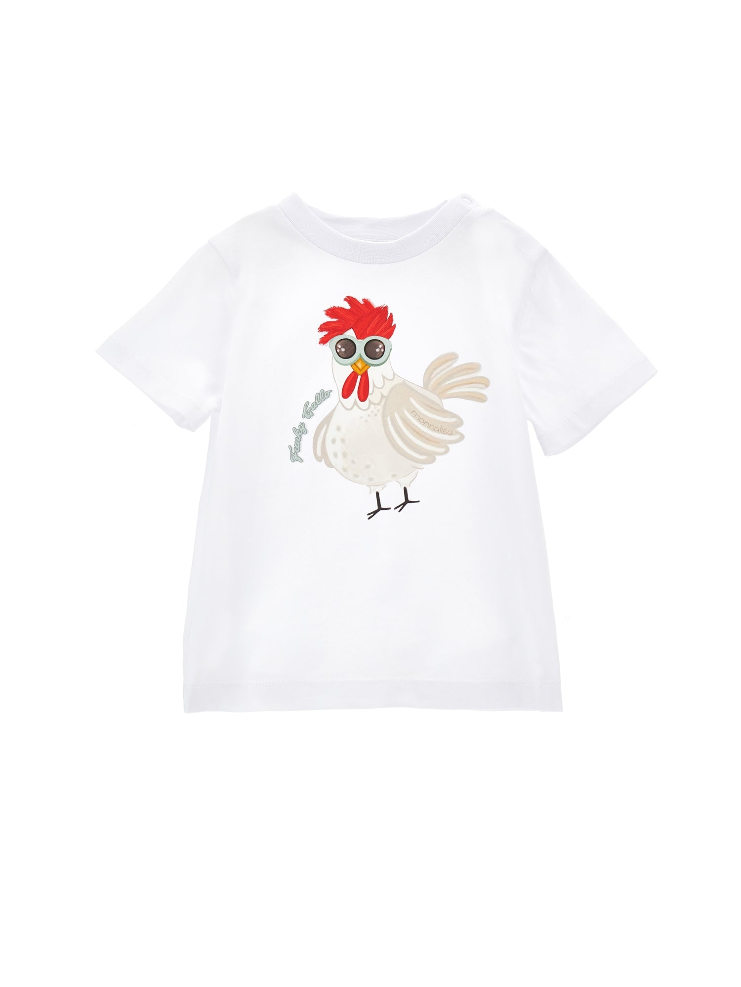 Boys | Printed Cotton T-Shirt | White