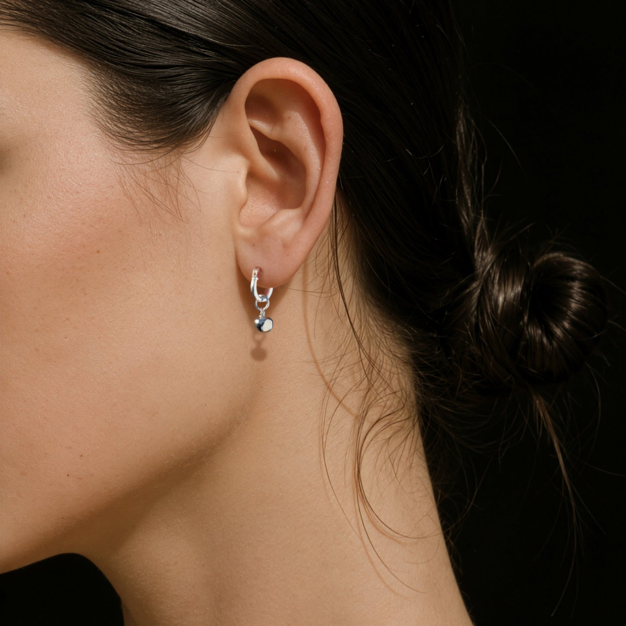 Apple Earrings | Sterling Silver