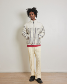 Baggy Cableknit Pants  | Snow White