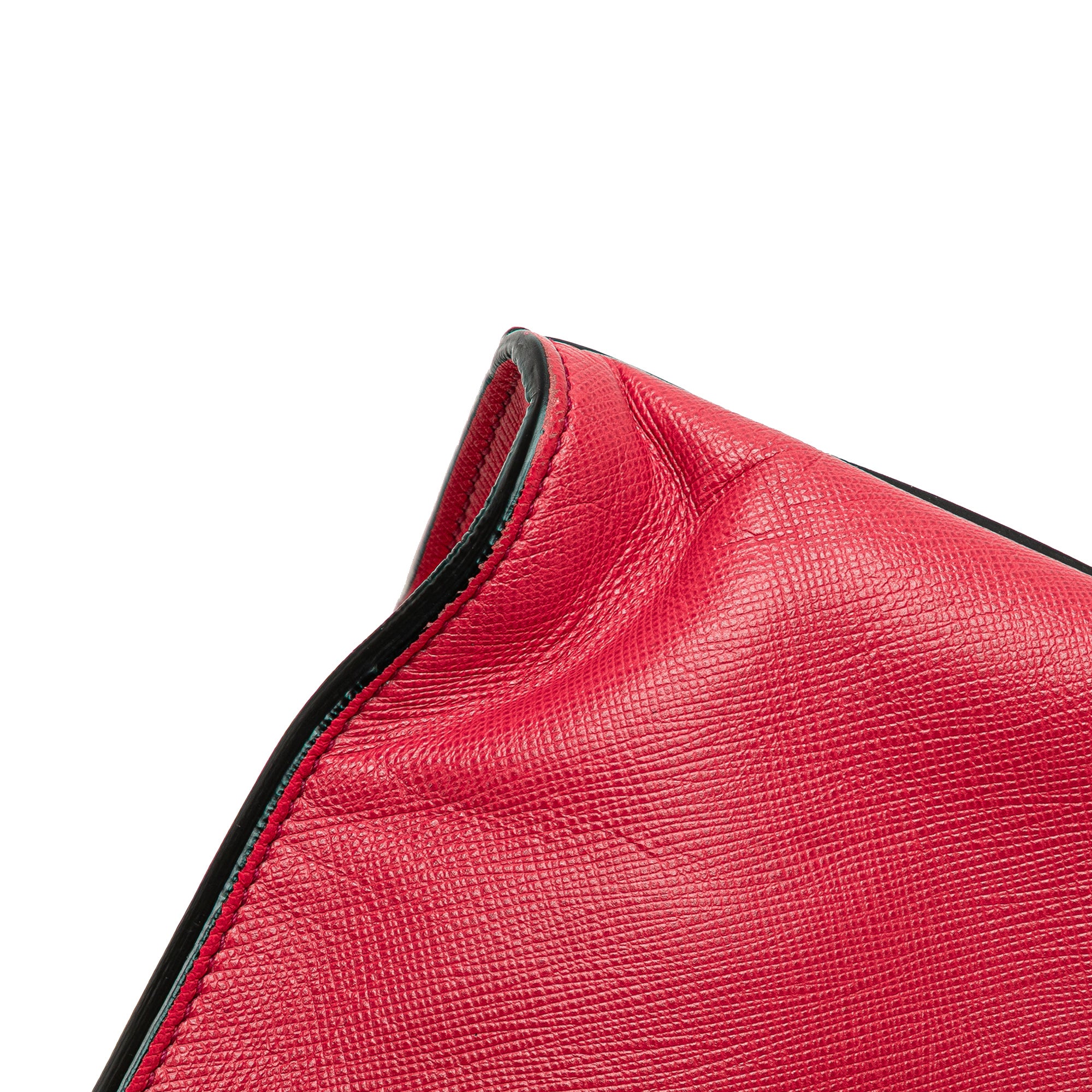 Prada | Pre-Owned Saffiano Soft Triple Pocket Tote | Pink