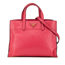 Prada | Pre-Owned Saffiano Soft Triple Pocket Tote | Pink