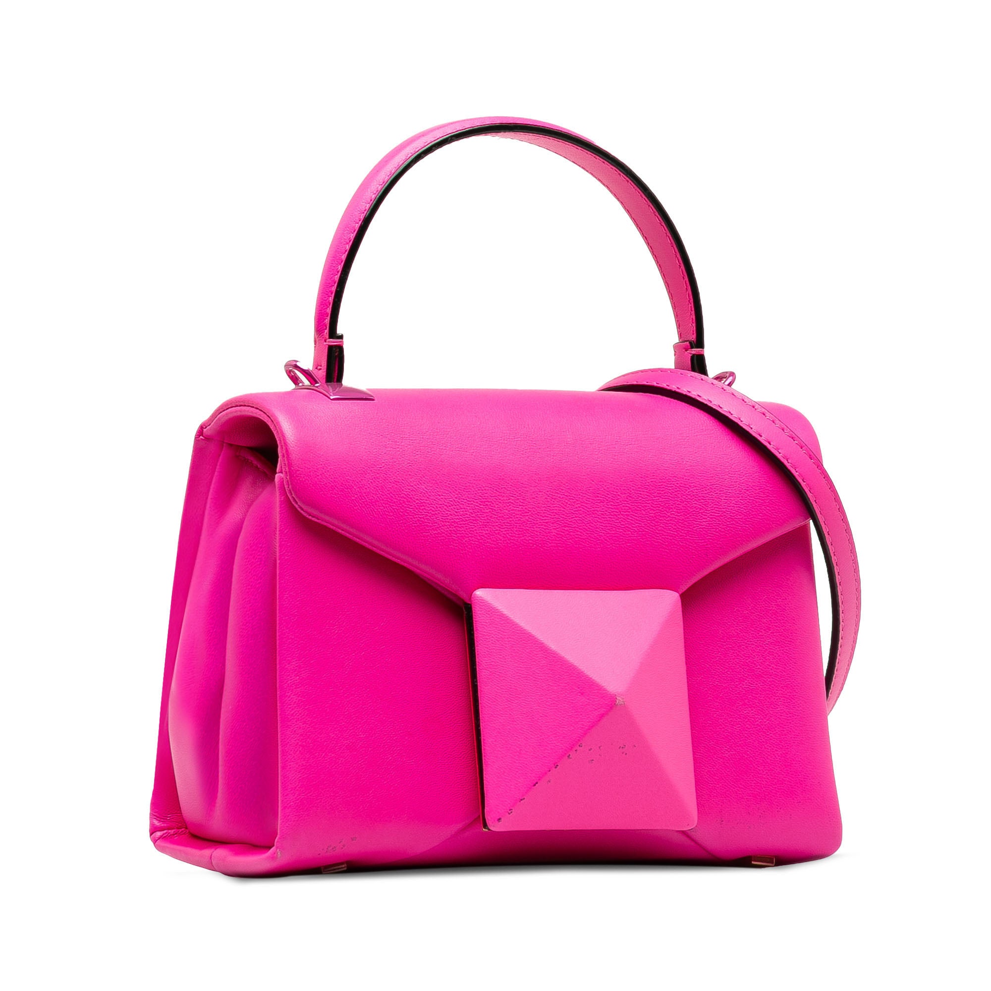 Valentino | Pre-Owned Mini One Stud Satchel - II | Pink