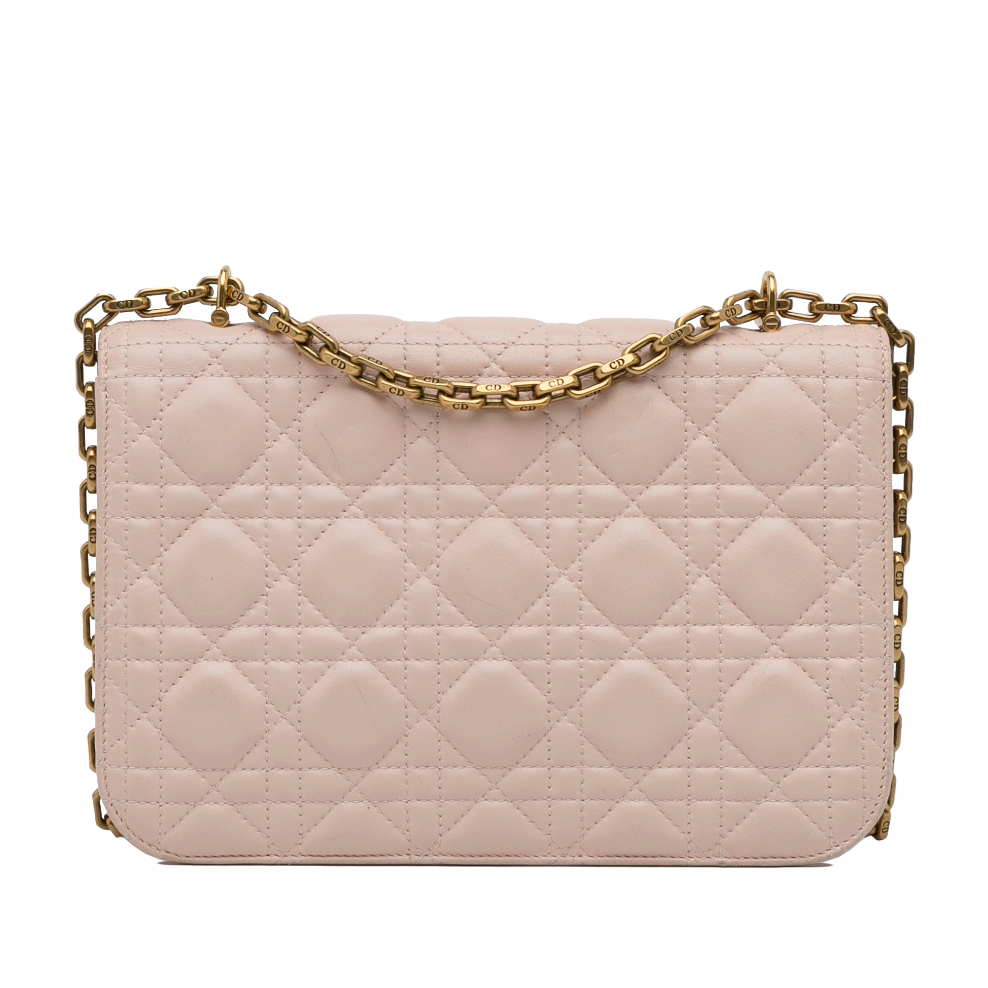Dior | Pre-Owned Cannage Dioraddict Crossbody | Pink/Light Pink