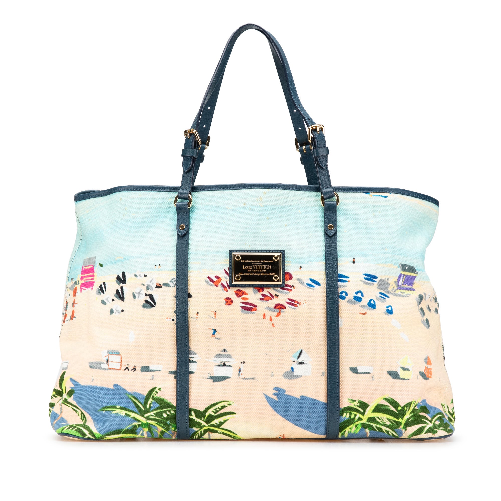 Louis Vuitton | Pre-Owned Ailleurs Cabas Promenade GM | Blue Multi/Multi