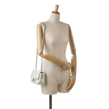 Chanel | Pre-Owned Mini Square Classic Caviar Single Flap | White