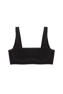 Kelly Underwire Bandeau Bikini Top | Black