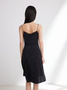 Silk Slip Dress | Black