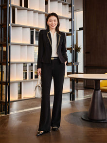 Triacetate Pants | Black