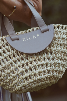 EILAF Exclusive Small Dom Raffia Basket Tote