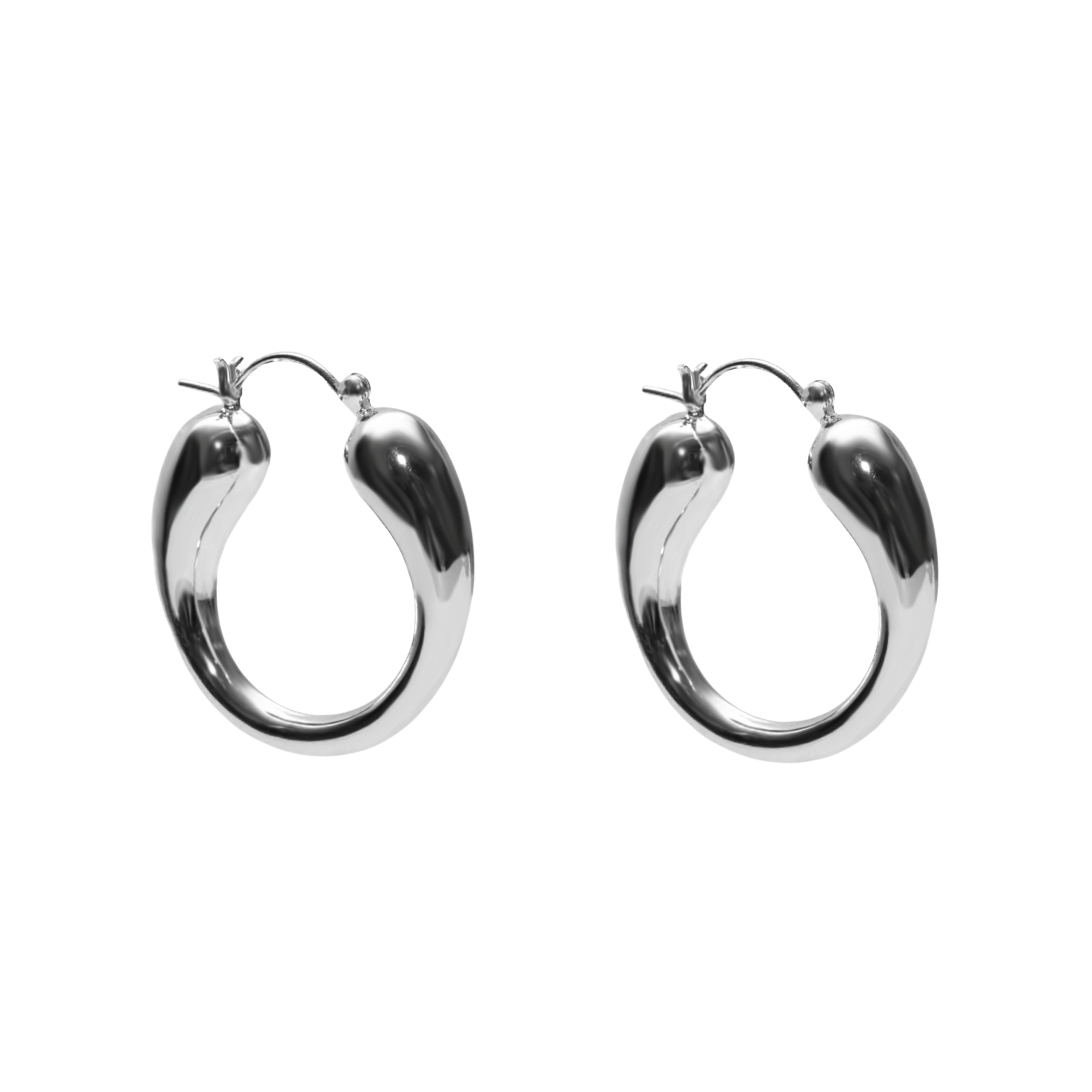 The Loom Hoop | Rhodium-Plated Brass