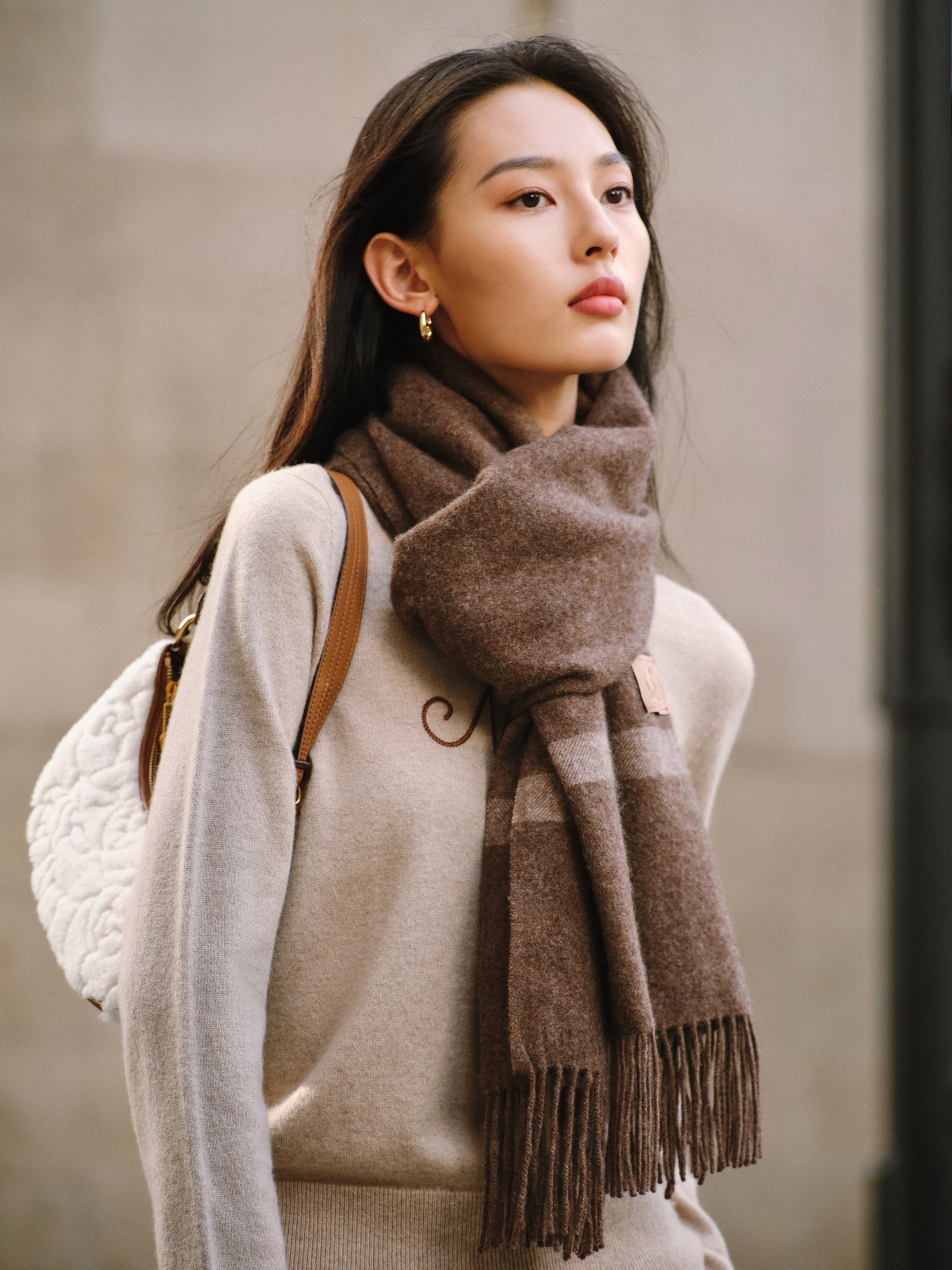Scarf | Brown