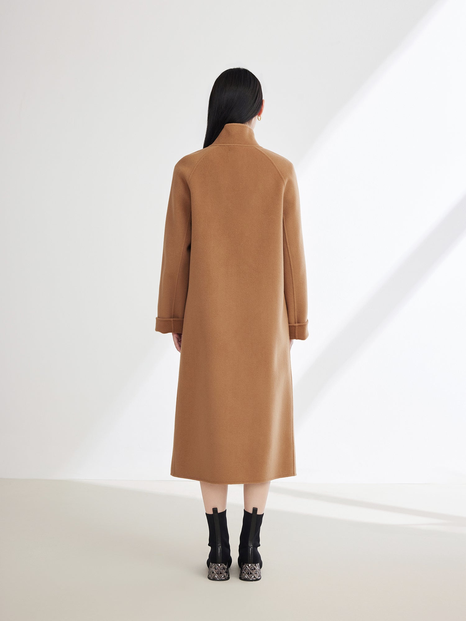 Wool Cashmere Coat | Camel